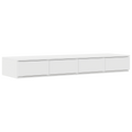 vidaXL Storage Bed Frame White 120x190 cm