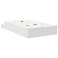 vidaXL Storage Bed Frame White 120x190 cm