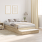 vidaXL Storage Bed Frame Sonoma Oak 120x190 cm