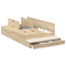 vidaXL Storage Bed Frame Sonoma Oak 120x190 cm