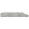 vidaXL Storage Bed Frame Concrete Grey 120x190 cm