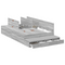vidaXL Storage Bed Frame Grey Sonoma 120x190 cm