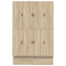 vidaXL Storage Bed Frame Sonoma Oak 135x190 cm