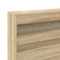 vidaXL Bookcase Bed Sonoma Oak 140x200 cm Engineered Wood