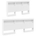 vidaXL Bookcase Bed White 160x200 cm Engineered Wood