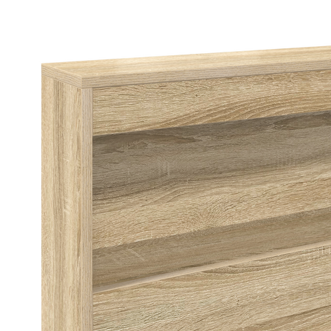 vidaXL Bookcase Bed Sonoma Oak 160x200 cm Engineered Wood