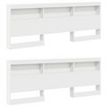 vidaXL Bookcase Bed White 180x200 cm Engineered Wood