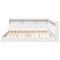 vidaXL Bookcase Bed White 180x200 cm Engineered Wood