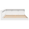 vidaXL Bookcase Bed White 180x200 cm Engineered Wood