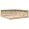 vidaXL Bookcase Bed Sonoma Oak 180x200 cm Engineered Wood