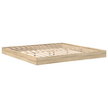 vidaXL Bookcase Bed Sonoma Oak 180x200 cm Engineered Wood