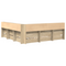 vidaXL Bookcase Bed Sonoma Oak 180x200 cm Engineered Wood