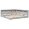 vidaXL Bookcase Bed Grey Sonoma 180x200 cm Engineered Wood