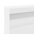 vidaXL Bookcase Bed White 75x190 cm Engineered Wood