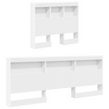 vidaXL Bookcase Bed White 75x190 cm Engineered Wood