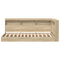 vidaXL Bookcase Bed Sonoma Oak 75x190 cm Engineered Wood