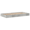 vidaXL Bookcase Bed Concrete Grey 75x190 cm Engineered Wood