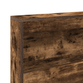 vidaXL Bookcase Bed Smoked Oak 75x190 cm Engineered Wood