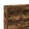 vidaXL Bookcase Bed Smoked Oak 75x190 cm Engineered Wood
