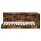 vidaXL Bookcase Bed Smoked Oak 75x190 cm Engineered Wood