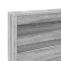 vidaXL Bookcase Bed Grey Sonoma 75x190 cm Engineered Wood