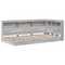 vidaXL Bookcase Bed Grey Sonoma 75x190 cm Engineered Wood
