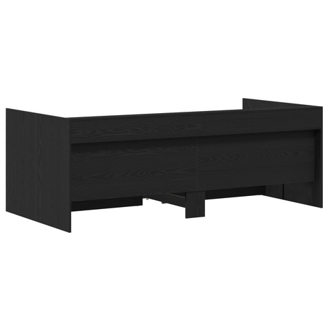 vidaXL Day Bed with Drawers Concrete Grey 90x200 cm Engineered Wood