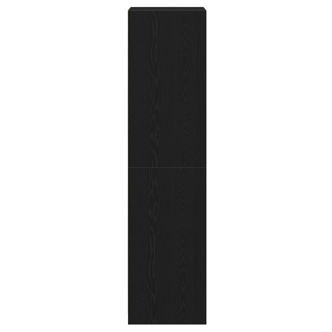 vidaXL Black Oak Wardrobe - 50 x 50 x 200 cm - Made of Engineered Wood