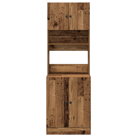 vidaXL Kitchen Cabinet Old Wood 60x50x180 cm Engineered Wood