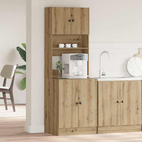 vidaXL Kitchen Cabinet Artisan Oak 60x50x180 cm Engineered Wood