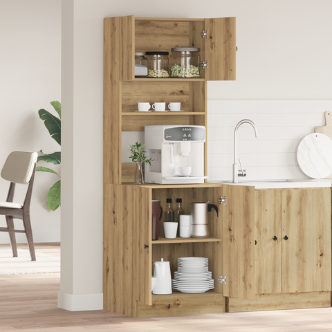 vidaXL Kitchen Cabinet Artisan Oak 60x50x180 cm Engineered Wood