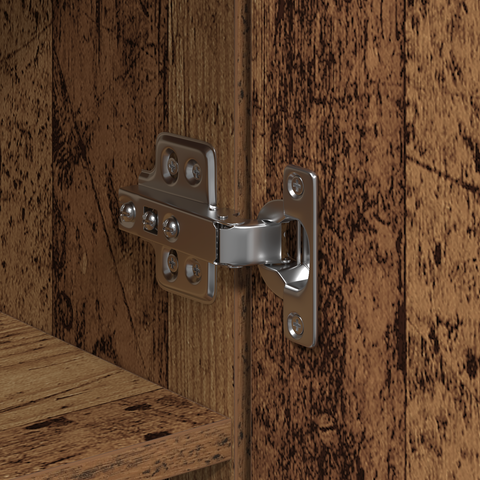 vidaXL Highboard Old Wood 80x35x180 cm Engineered Wood