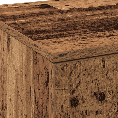 vidaXL Highboard Old Wood 80x35x180 cm Engineered Wood