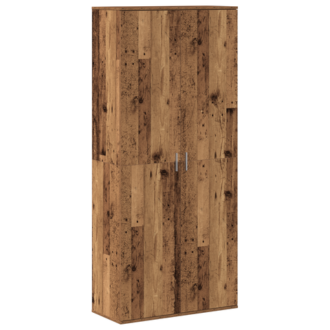vidaXL Highboard Old Wood 80x35x180 cm Engineered Wood