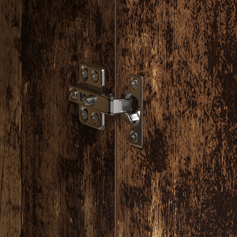 vidaXL Highboard Old Wood 70x35x180 cm Engineered Wood