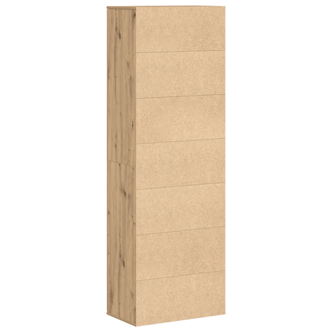 vidaXL Highboard Artisan Oak 60x35x180 cm Engineered Wood