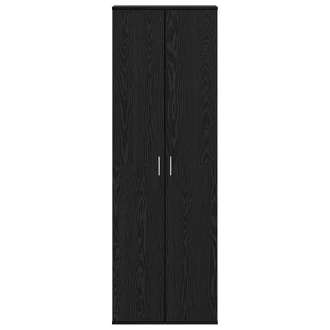 vidaXL Highboard Black Oak 60x35x180 cm Engineered Wood