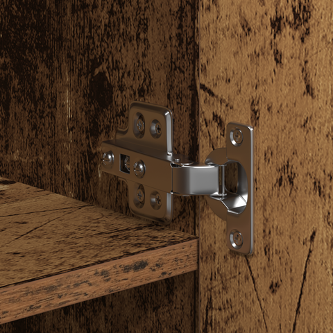 vidaXL Highboard Old Wood 70x42.5x185 cm Engineered Wood