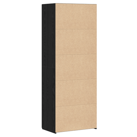 vidaXL Highboard Black Oak 70x42.5x185 cm Engineered Wood