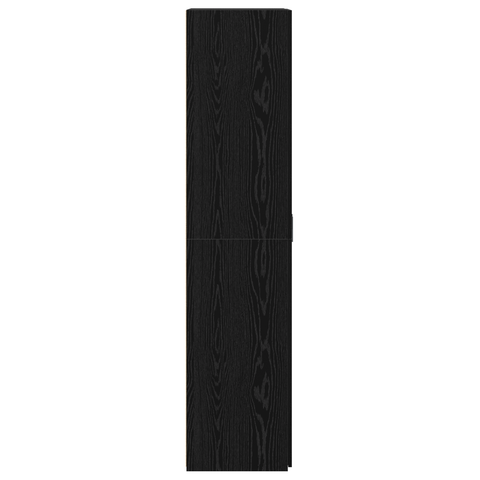 vidaXL Highboard Black Oak 70x42.5x185 cm Engineered Wood