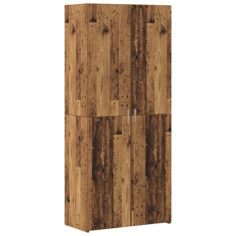 vidaXL Highboard Old Wood 40x42.5x185 cm Engineered Wood