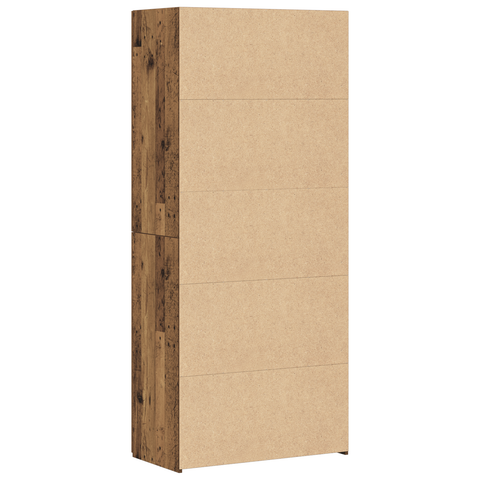 vidaXL Highboard Old Wood 40x42.5x185 cm Engineered Wood