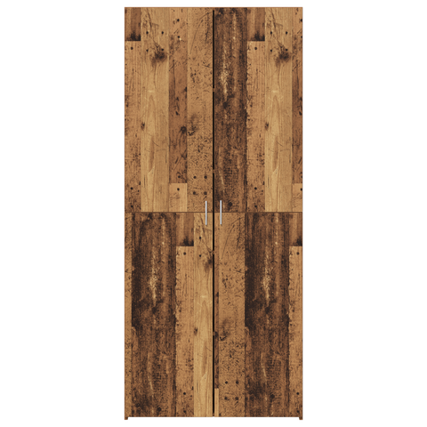 vidaXL Highboard Old Wood 40x42.5x185 cm Engineered Wood