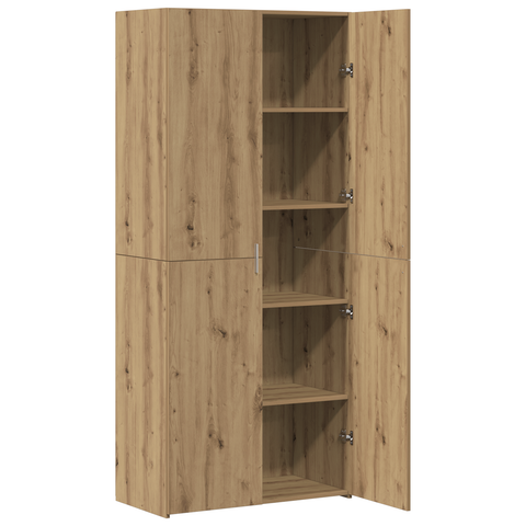 vidaXL Highboard Artisan Oak 40x42.5x185 cm Engineered Wood