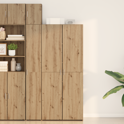 vidaXL Highboard Artisan Oak 40x42.5x185 cm Engineered Wood