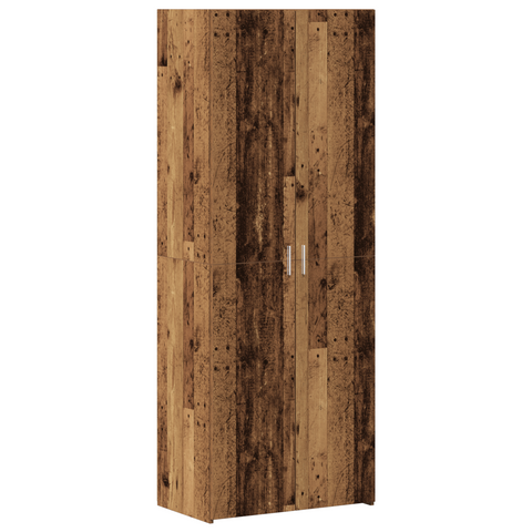 vidaXL Storage Cabinet Old Wood 70x42.5x225 cm Engineered Wood