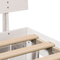 vidaXL with Drawer with Headboard with Storage White 160 x 200 cm Solid pine wood