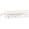 vidaXL with Drawer White 200 x 200 cm Wood
