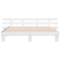 vidaXL with Drawer White 200 x 200 cm Wood