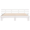 vidaXL with Drawer White 200 x 200 cm Wood